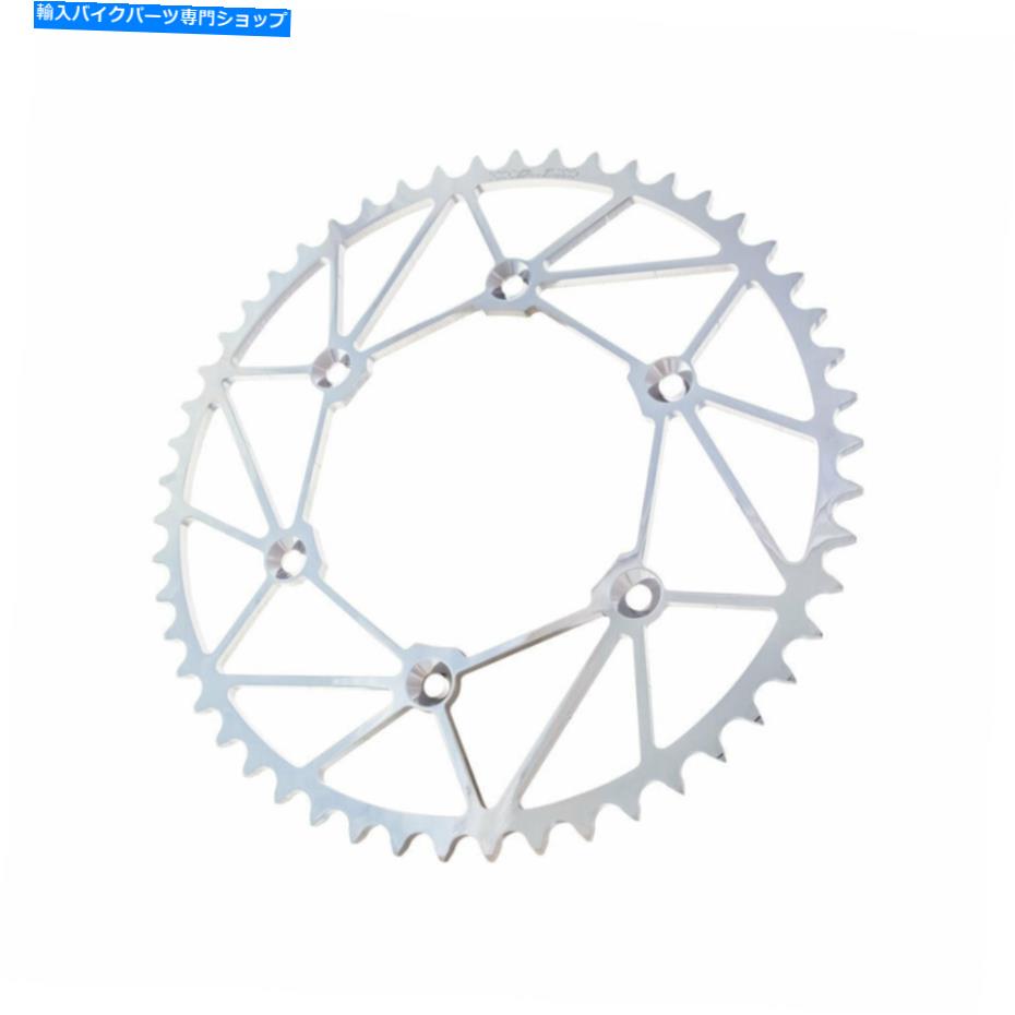 クロームパーツ ダートトリックリアスプロケット49歯クロム - フィット：Husqvarna Te 250 2014-2018 Dirt Tricks Rear Sprocket 49 Tooth Chrome - Fits: Husqvarna TE 250 2014-2018【並行輸入品】
