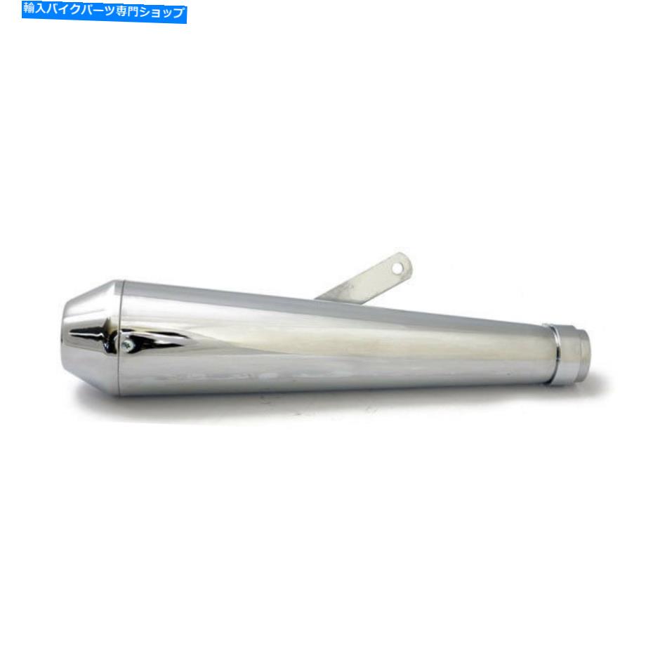 クロームパーツ Silencer Megaton Chrome、Harley-Davidson Dyna Shovel用のエンドサイレンサー Silencer Megaton Chrome, End Silencer For Harley-Davidson Dyna Shovel【並行輸入品】