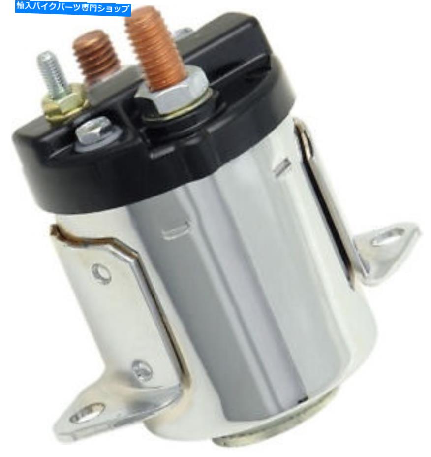 クロームパーツ Harley Davidson FLT / FXRモデルAccel Chrome Stater SolenoidはOE 31489-79 Harley Davidson FLT/FXR Models Accel Chrome Stater Solenoid Replaces OE 31489-79【並行輸入品】
