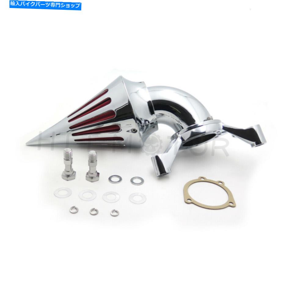 クロームパーツ Harley CVキャブレターDelphi V-Twin Chromeのためのスパイクエアクリーナー摂取キット Spike Air Cleaner Intake Kits For Harley Cv Carburetor Delphi V-Twin Chrome【並行輸入品】