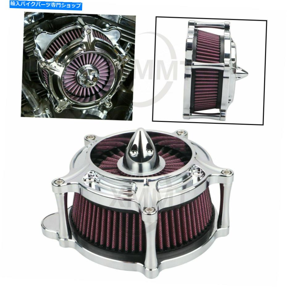 クロームパーツ Harley M8 Electra Glide Softail Trikeのためのクロムスパイクエアクリーナー摂取フィルター Chrome Spike Air Cleaner Intake Filter for Harley M8 Electra Glide Softail Trike【並行輸入品】｜Us Custom Parts Shop USDM