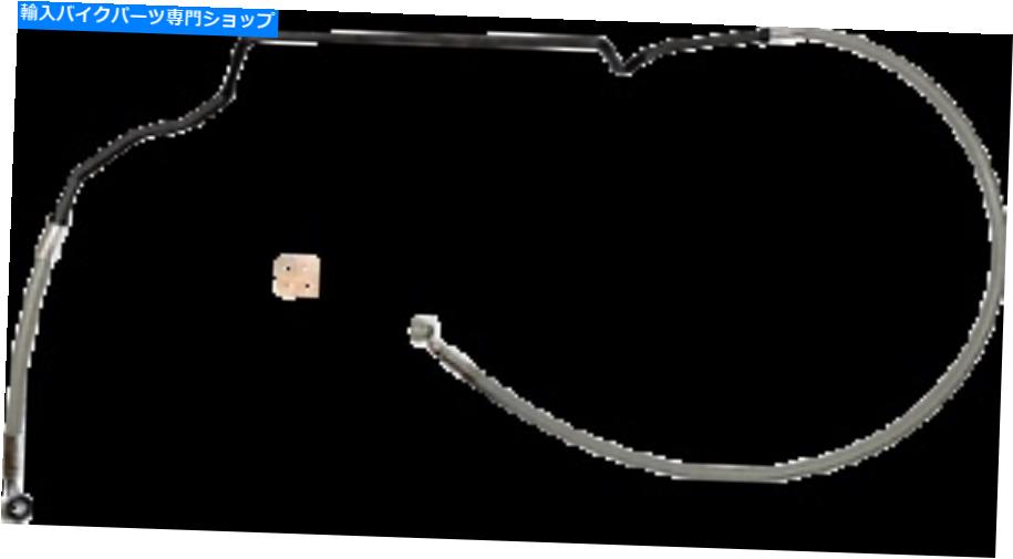 クロームパーツ インドのSSC1419-39のためのマグナムのステンレス鋼のクロム上部ブレーキライン Magnum Stainless Steel Chrome Upper Brake Line for Indian SSC1419-39【並行輸入品】