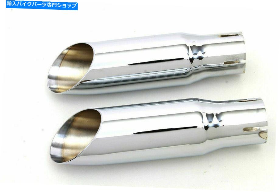 クロームパーツ V-Twin 30-0672によるハーレーダビッドソン用クロームミニ排気チップセット Chrome Mini Exhaust Tip Set for Harley Davidson by V-Twin 30-0672【並行輸入品】|Us Custom Parts Shop USDM
