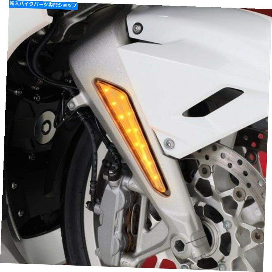 クロームパーツ Chrome Accessories（52-922a）Amber LEDマーカーライトを2018-ホンダGL1800 Show Chrome Accessories (52-922A) Amber LED Marker Lights For 2018- Honda GL1800【並行輸入品】