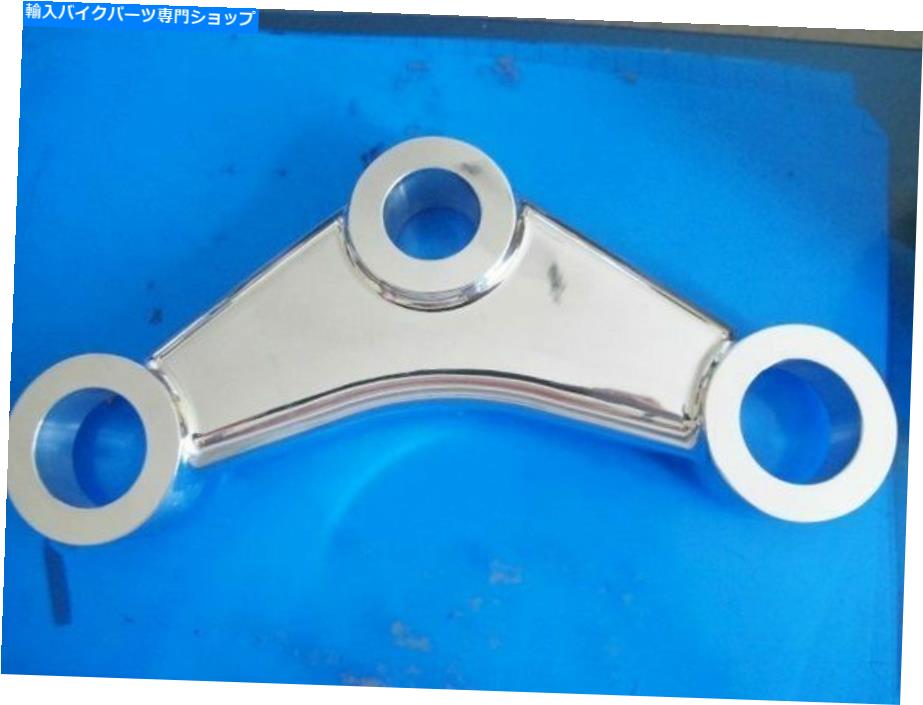 クロームパーツ CNCビレットアロイジョン・チックルトップヨークノートンロードホルダーフォークカフェレーサートリトン cnc billet alloy John Tickle TOP YOKE Norton Roadholder forks cafe racer Triton【並行輸入品】