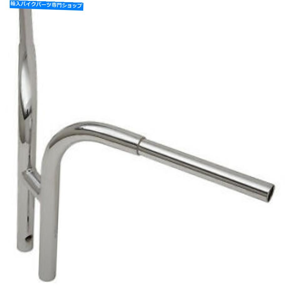 クロームパーツ La Choppers 1-1 / 4in。クラブハイハンドルバークロームハーレー - ダビッドソン LA Choppers 1-1/4in. Club High Handlebar Chrome Harley-Davidson【並行輸入品】
