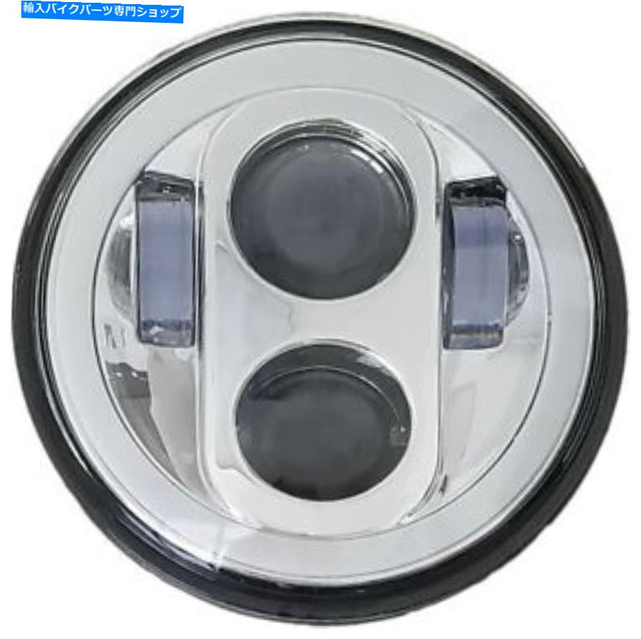 クロームパーツ Pathfinder Newからフルハロを搭載したChrome 5 3/4 "LEDヘッドライト Chrome 5 3/4" LED Headlight with Full Halo from PATHFINDER New【並行輸入品】｜Us Custom Parts Shop USDM 42,131円