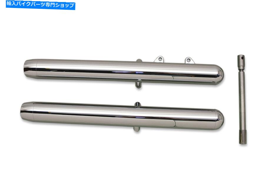クロームパーツ 41mmフォークスライダーセットクローム6 \