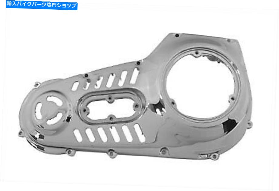 クロームパーツ 排出されたクロム外側一次カバーはハーレー - ダビッドソンに収まります Vented Chrome Outer Primary Cover fits Harley-Davidson【並行輸入品】