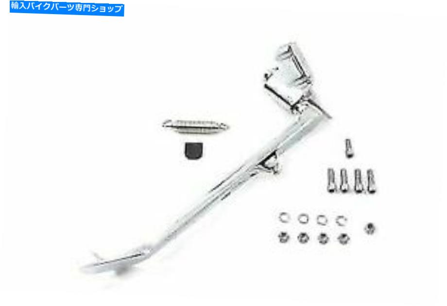 クロームパーツ V-TwinによるハーレーダビッドソンのためのChrome Jiffyキックスタンドアセンブリ Chrome Jiffy Kickstand Assembly for Harley Davidson by V-Twin【並行輸入品】