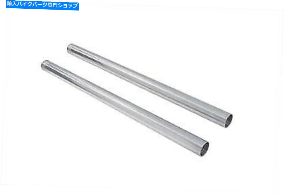 クロームパーツ ハードクローム39mmフォークチューブセット29全長フィットハーレー - デビッドソン Hard Chrome 39mm Fork Tube Set 29 Total Length fits Harley-Davidson【並行輸入品】