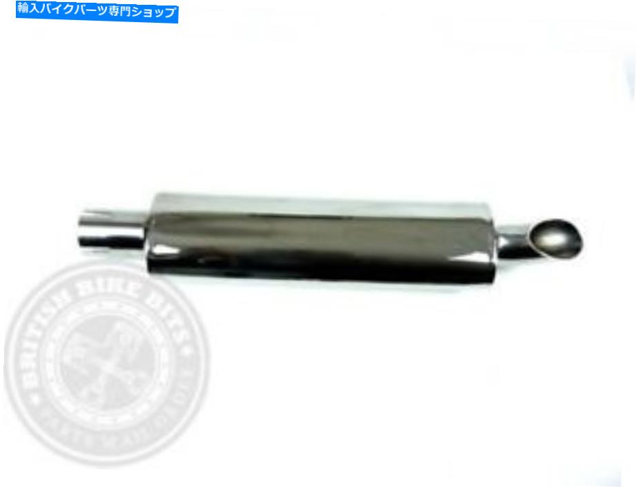 クロームパーツ Chrome Trials Silencer - Royal Enfield 250/350/500＆Universal Chrome Trials Silencer - Royal Enfield 250/350/500 & Universal【並行輸入品】
