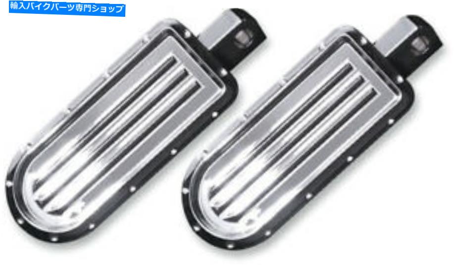 クロームパーツ Harley Davidson C1243-C用Covingtons Chrome Dimpleリアフットペッグ Covingtons Chrome Dimple Rear Footpegs For Harley Davidson C1243-C【並行輸入品】