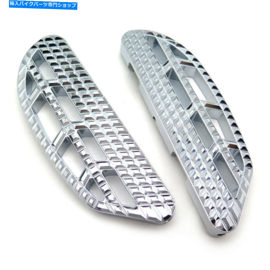 クロームパーツ 2 PCSクローム支配者乗客フットボードノブ用ハーレー86-17ツーリング 2 pcs Chrome Dominator Passenger Footboard Knob For Harley 86-17 Touring【並行輸入品】