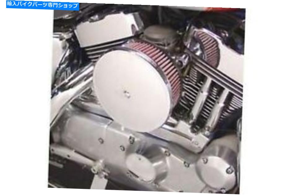 クロームパーツ ハーレーソフトダイナツーリングバッガーのためのヴェローディッシュエアクリーラークロム Velo Dish Air Cleaner Chrome for Harley Softail Dyna Touring Bagger【並行輸入品】｜Us Custom Parts Shop USDM