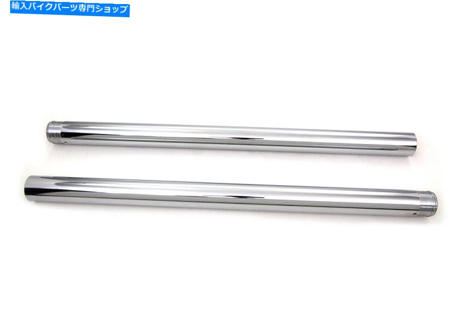 クロームパーツ クロームフォークチューブセット2在庫フィクスフィフィットハーレー - ダビッドソン Chrome Fork Tube Set 2 Over Stock fits Harley-Davidson【並行輸入品】