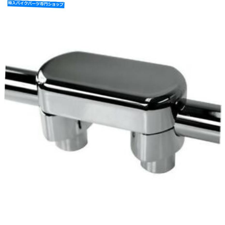 クロームパーツ ソリッドハンドルバーライザー/トップクランプキット1 1/2背の高いLa Choppers LA-7442-01 Solid Handlebar Riser/Top Clamp Kits 1 1/2in. Tall-Chrome LA Choppers LA-7442-01【並行輸入品】