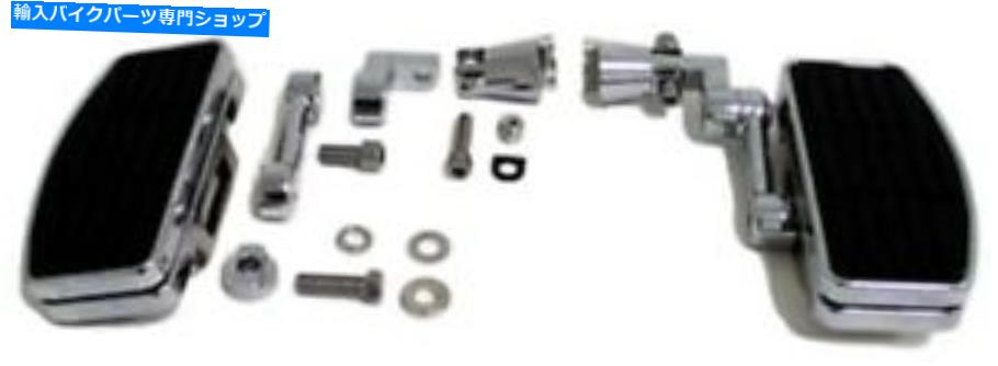 クロームパーツ フットボードキット調整可能な旅客ミニハーレーソフト＆ダイナ（25523） FOOTBOARD KIT ADJUSTABLE PASSENGER MINI HARLEY SOFTAIL & DYNA (25523)【並行輸入品】