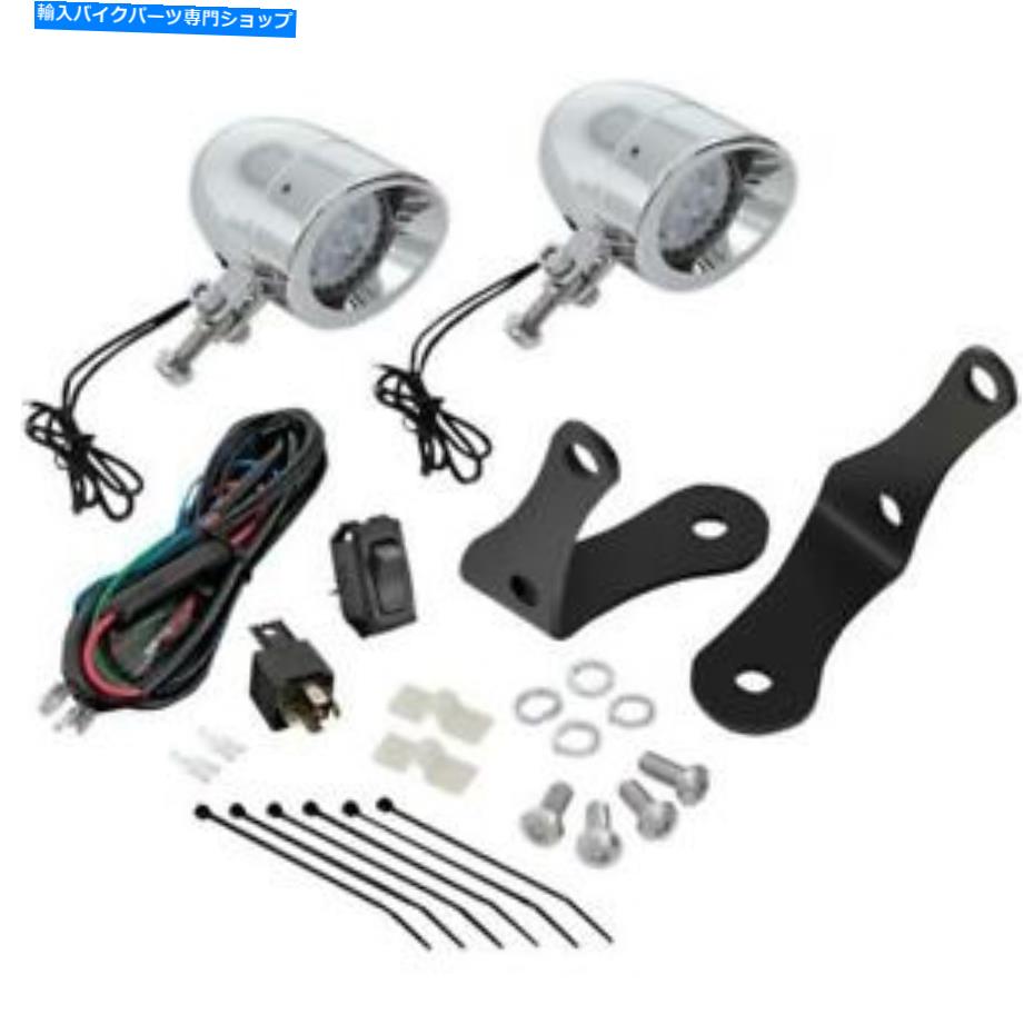 クロームパーツ Show Chrome 30109L 2 3/8in。鍛造バーライトキット - LED - クロム Show Chrome 30109L 2 3/8in. Forged Bar Light Kit - LED - Chrome【並行輸入品】｜Us Custom Parts Shop USDM 42,941円