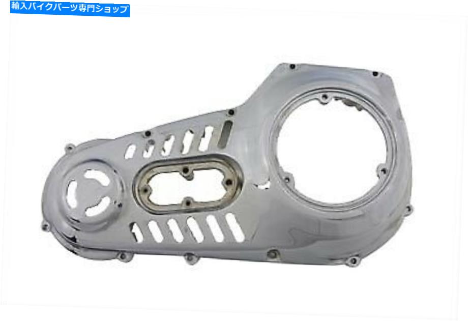 クロームパーツ 排出されたクロム外側一次カバーはハーレー - ダビッドソンに収まります Vented Chrome Outer Primary Cover fits Harley-Davidson【並行輸入品】