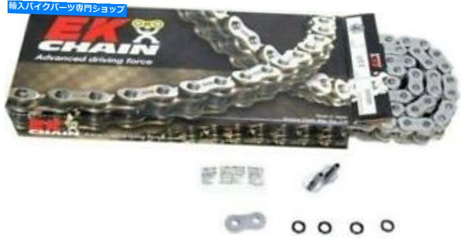 クロームパーツ EKチェーン525 ZVX3シリーズZXリングチェーン120リンククロム EK Chain 525 ZVX3 Series ZX-Ring Chain 120 Link CHROME【並行輸入品】