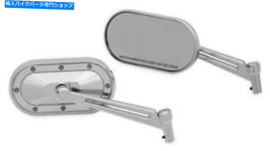 クロームパーツ クライャキン重工業ミラー＃1736ハーレーダビッドソンクロム Kuryakyn Heavy Industry Mirrors #1736 Harley Davidson Chrome【並行輸入品】