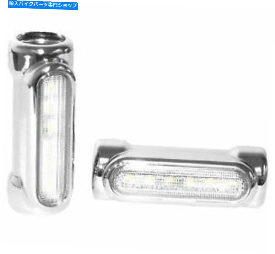クロームパーツ Lectric Ligting Co。 Harley Davidson用クロームエンジンガードマウントライト lectric ligting co. chrome engine guard mounted lights for harley davidson【並行輸入品】