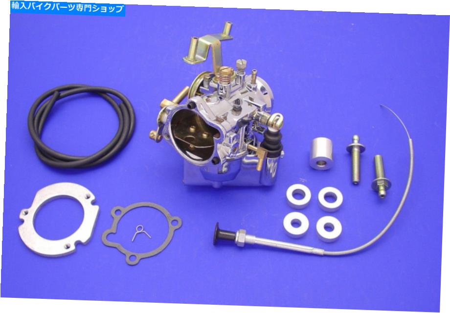 クロームパーツ 天頂40mm SpigotマウントマウントキャブレターキットEVO TC-88 FXST FLST FXR FXDクロム Zenith 40mm Spigot Mount Carburetor Kit EVO TC-88 FXST FLST FLT FXR FXD Chrome【並行輸入品】