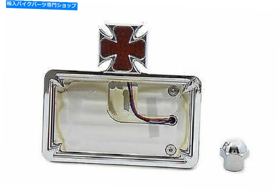 クロームパーツ Harley Davidsonによるクロームビレット水平テールランプキットV-Twin Chrome Billet Horizontal Tail Lamp Kit for Harley Davidson by V-Twin【並行輸入品】 42,131円