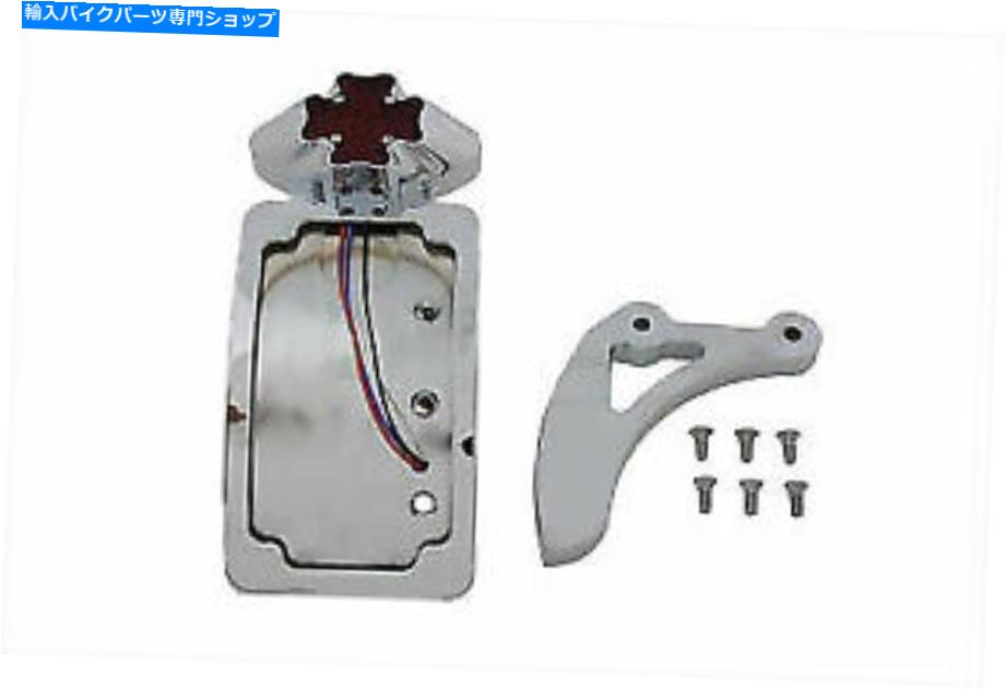 クロームパーツ V-Twinによるハーレーダビッドソン用クロムマルタテールランプアセンブリ Chrome Maltese Tail Lamp Assembly for Harley Davidson by V-Twin【並行輸入品】