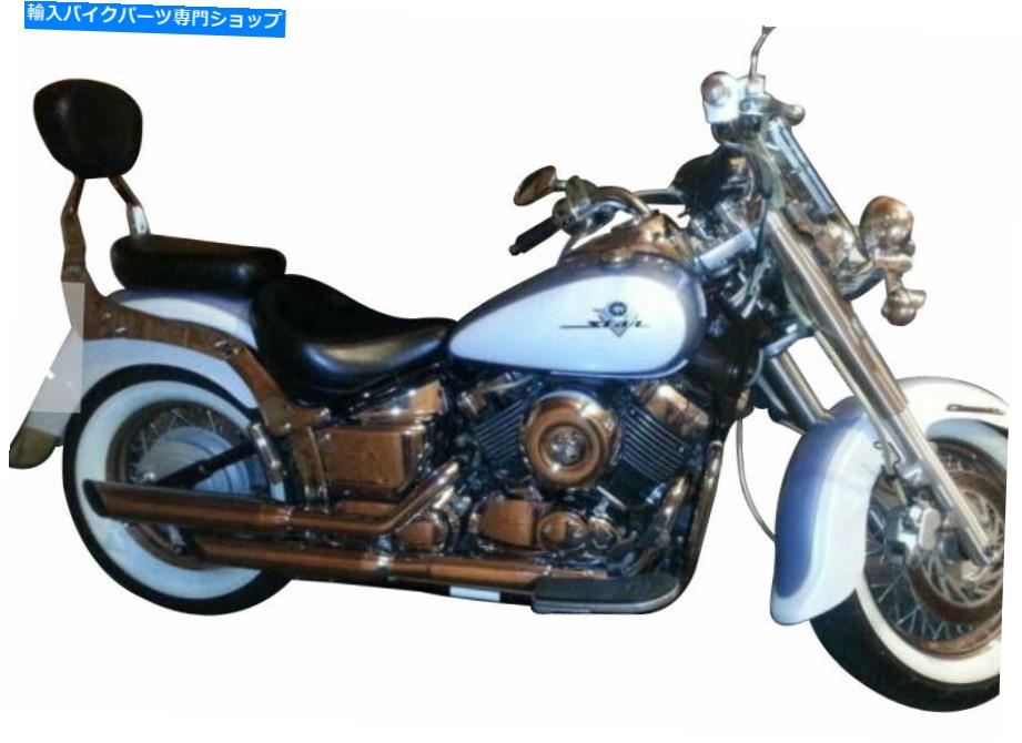 クロームパーツ 取り外し可能なSissy Bar / Backrest - ヤマハVスター650クラシック Detachable Sissy Bar/Backrest - Yamaha V Star 650 Classic【並行輸入品】