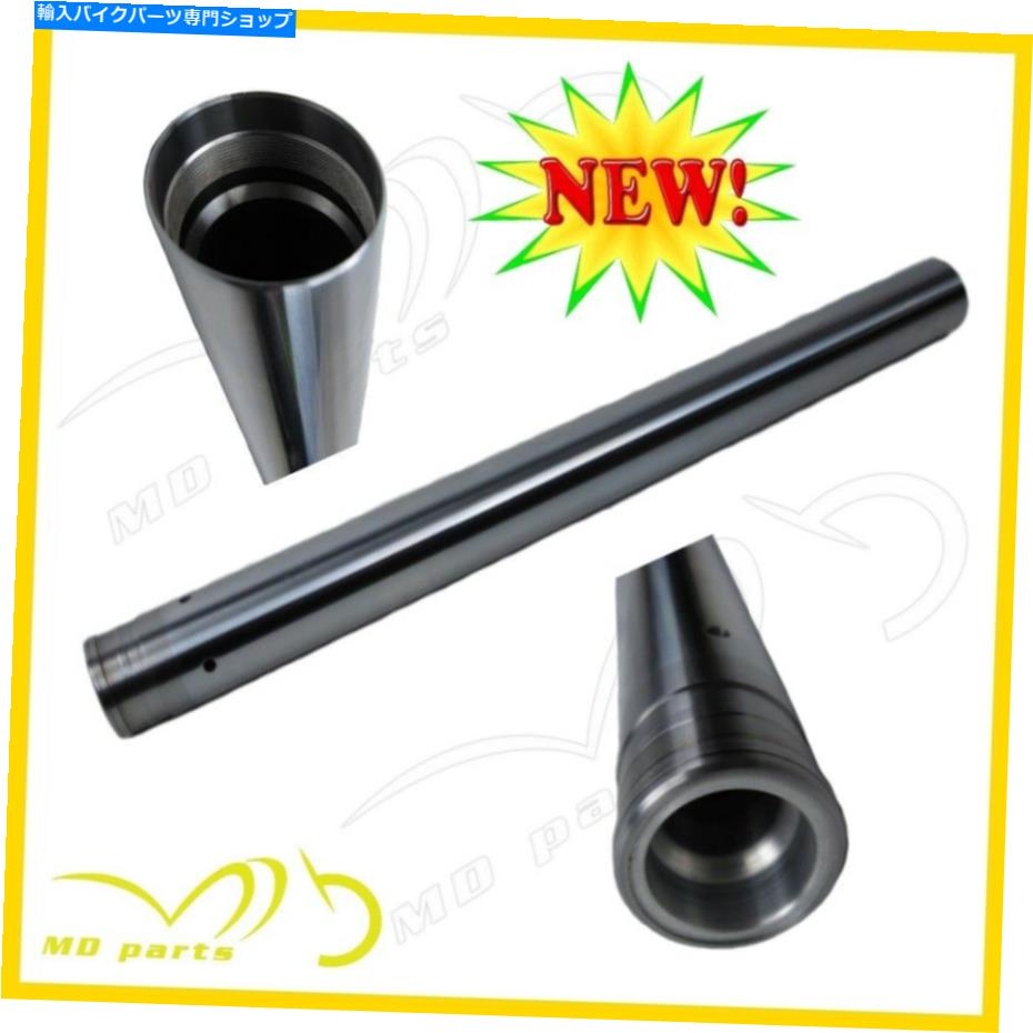 クロームパーツ スズキGSF 600バンディット1996-2000新しい41mm x 625mmフロントフォークチューブの支柱の足 Suzuki GSF 600 Bandit 1996-2000 NEW 41mm X 625mm Front Fork Tube Stanchion Leg【並行輸入品】