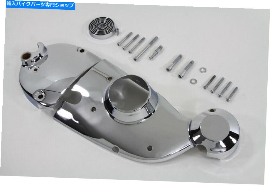 クロームパーツ Vtwin Chromeオートバイカムスプロケットカバーキット71-76ハーレーアイアンヘッドXL Vtwin Chrome Motorcycle Cam Sprocket Cover Kit 71-76 Harley Ironhead XL【並行輸入品】