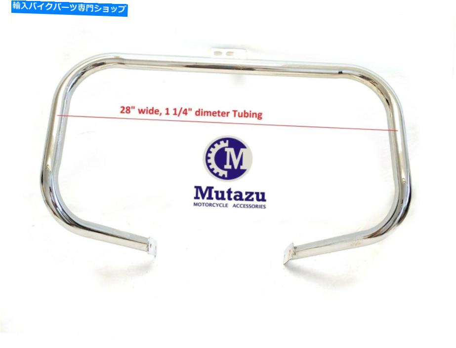クロームパーツ ホンダシャドウエンジンガードクラッシュバーVT750 VT400 97-2003 Mutazu Highway Engine Guard Crash Bar For Honda Shadow ACE VT750 VT400 97-2003【並行輸入品】