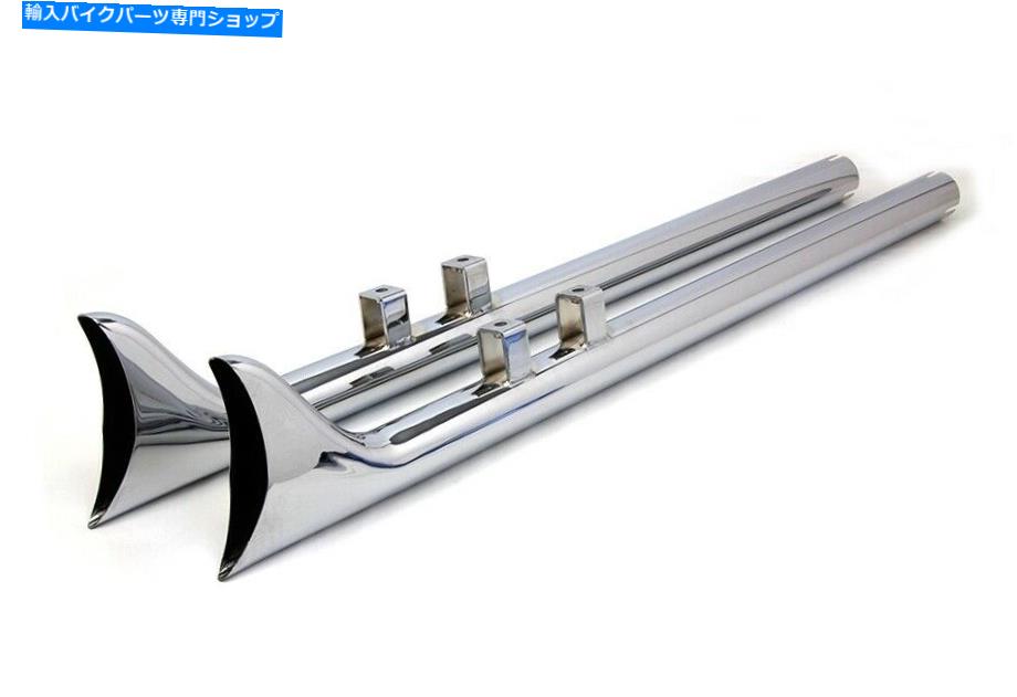 クロームパーツ Wyatt Gatling Chrome 36ストレートカッピングモールスリップ・エン・アラー・ドラー・ジョーバー・リング95-16-オリジナルのタイトルを表示する Wyatt Gatling Chrome 36 ストレートフィッシュテールスリップオンマフラーハーレーツーリング 9【並行輸入品】
