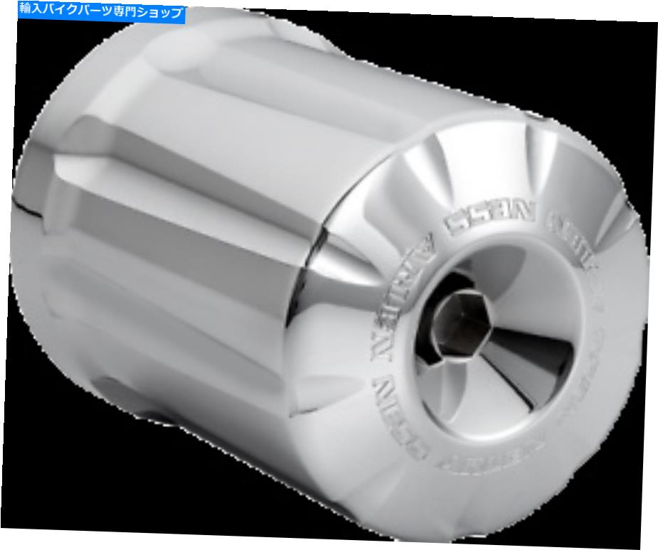 クロームパーツ Arlen Ness 03-460再使用可能なビレットオイルフィルタークロムディープカット Arlen Ness 03-460 Re-Usable Billet Oil Filter Chrome Deep Cut【並行輸入品】