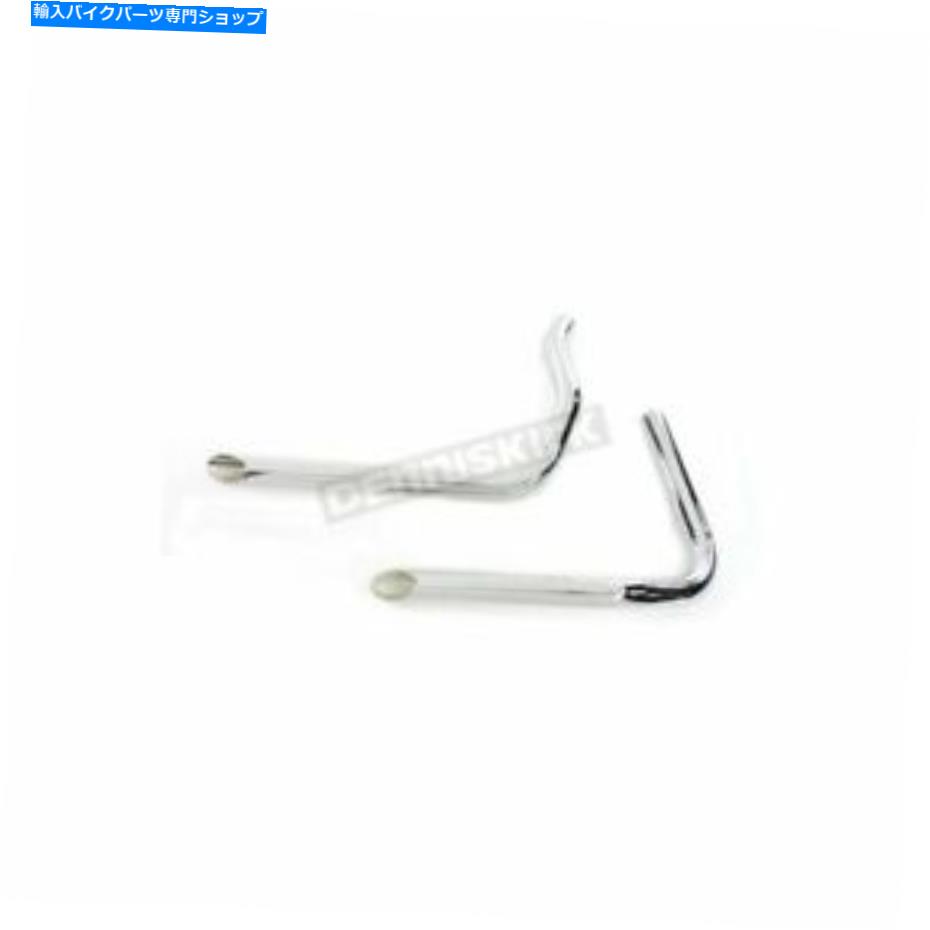 クロームパーツ Paughco 1 3/4 In。クロムスラッシュカット36インチドラッグパイプ - 30-3120 Paughco 1 3/4 in. Chrome Slash-Cut 36 in. Drag Pipes - 30-3120【並行輸入品】