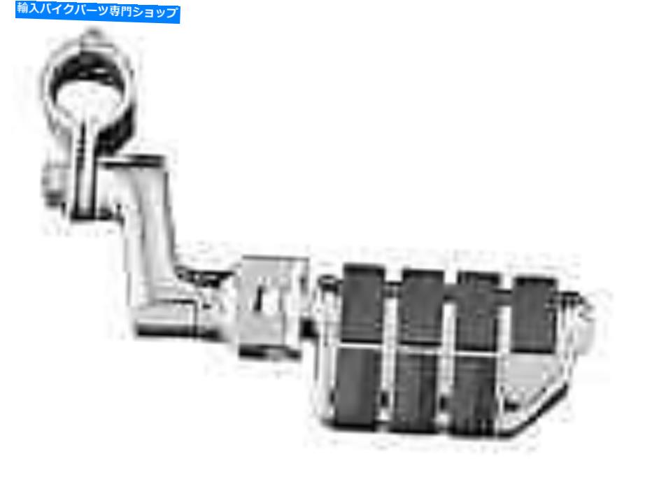 クロームパーツ クレアキンクロームツアーテッククルーズオフセットマウントleactスプリットフットペッグクイッククランプ Kuryakyn Chrome Tour-Tech Cruise Offset Mounts Dually ISO Footpegs Quick Clamps【並行輸入品】