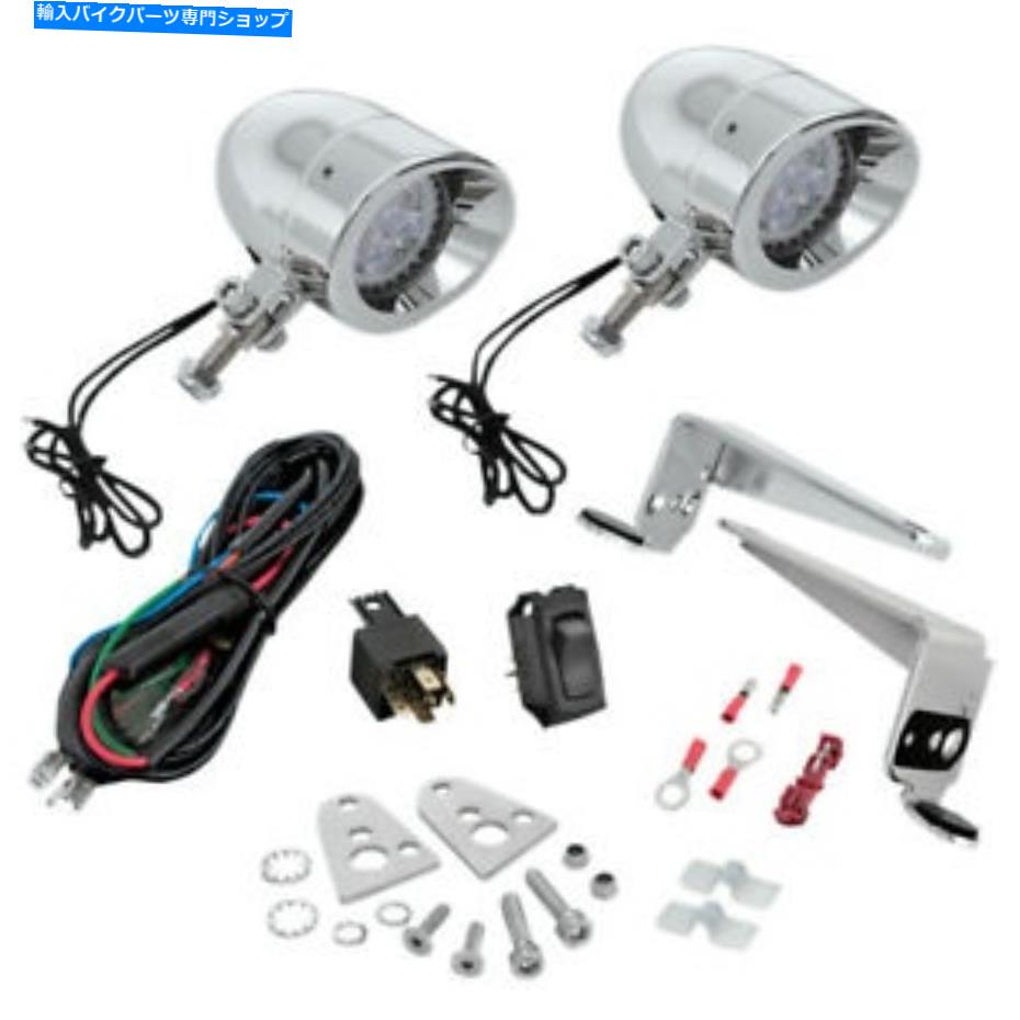 クロームパーツ クライャキンミニドライビングライトキットクローム（30-102L） Kuryakyn Mini Driving Lights Kit Chrome (30-102L)【並行輸入品】 46,182円