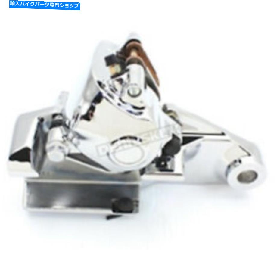 クロームパーツ Vツイン製造クロームリアブレーキキャリパーW /ブラケット - 23-0633 V-Twin Manufacturing Chrome Rear Brake Caliper w/Bracket - 23-0633【並行輸入品】