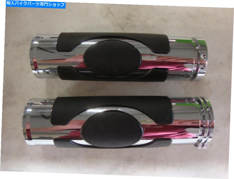 クロームパーツ ビッグドッグオートバイOEMクロムストックハンドグリップセット2004-11モデルが改善 BIG DOG MOTORCYCLES OEM CHROME STOCK HAND GRIP SET ALL 2004-11 MODELS IMPROVED【並行輸入品】|Us Custom Parts Shop USDM