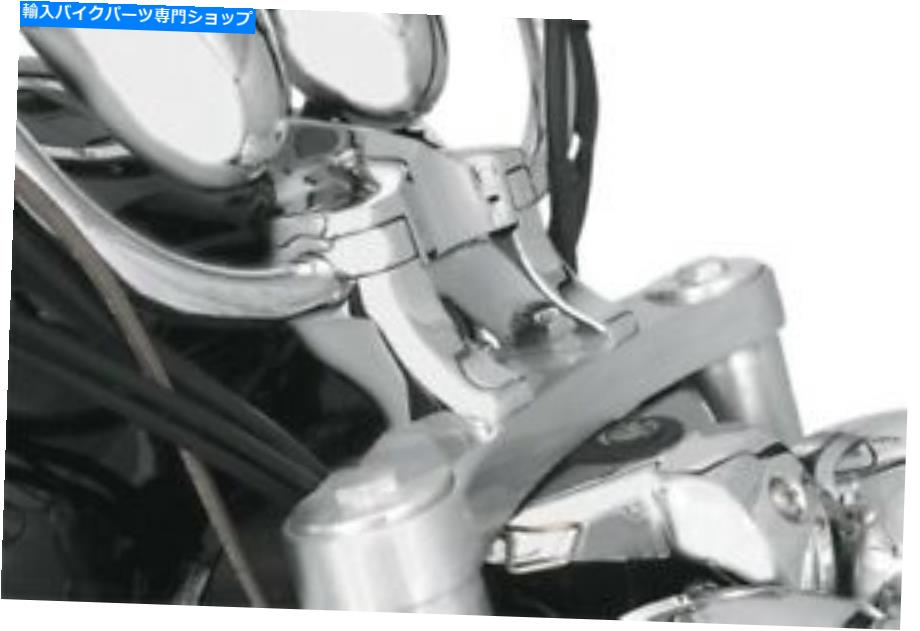 クロームパーツ Rivco ProductsハンドルバーライザークロームTR3017ライザー Rivco Products Handlebar Risers Chrome TR3017 Riser【並行輸入品】