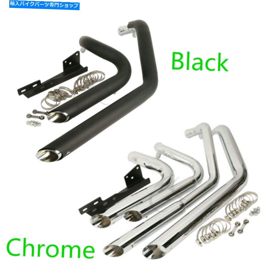 クロームパーツ ハーレースポーツスターXL 04-13ブラック/クロムのためのスタガードショートショット排気パイプ Staggered Shortshot Exhaust Pipes Fit For Harley Sportster XL 04-13 Black/Chrome【並行輸入品】｜Us Custom Parts Shop USDM