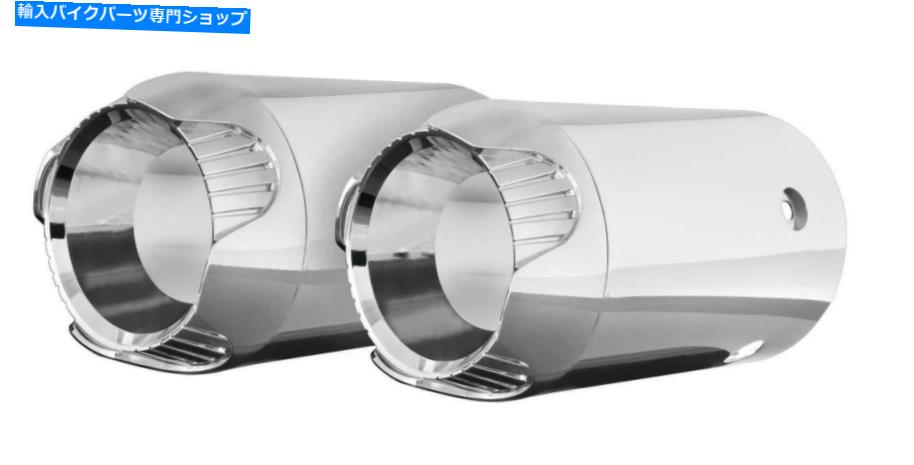 クロームパーツ クロームダイキャスト排気チップ52-798を表示 SHOW CHROME DIE-CAST EXHAUST TIPS 52-798【並行輸入品】