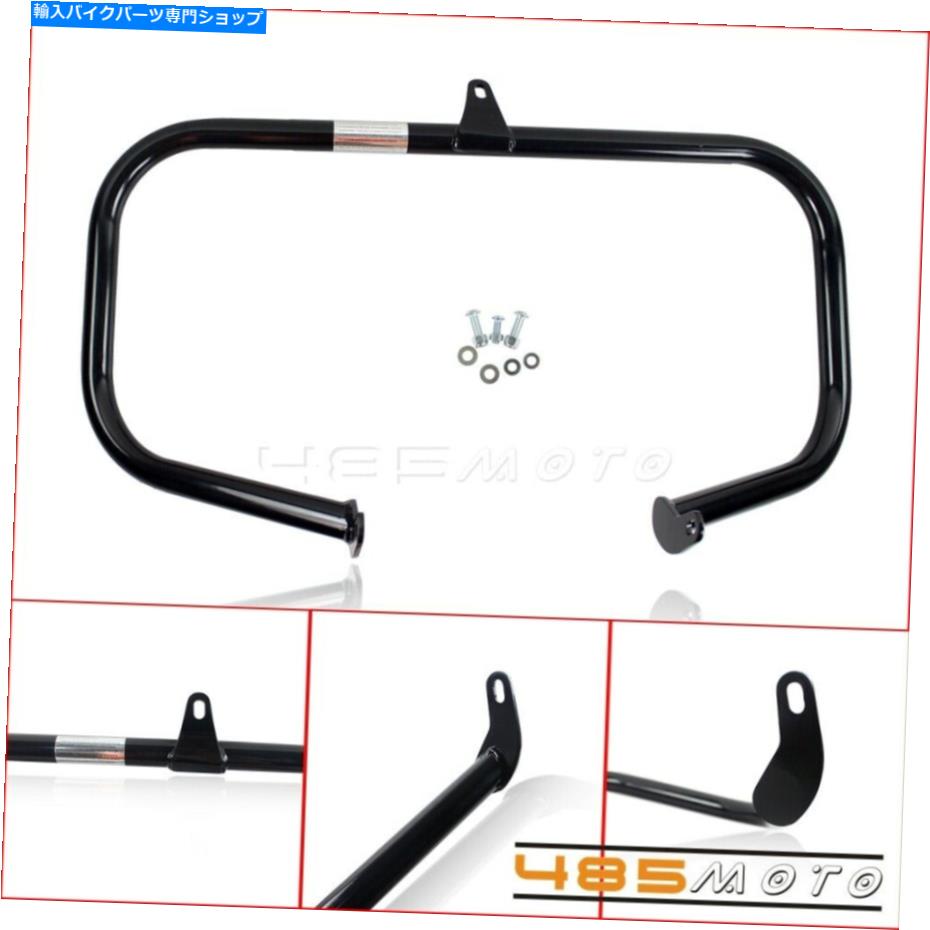 クロームパーツ ハーレーソフトFL 86-99ブラックのためのスチールクラッシュバーフロントエンジンガード保護 Steel Crash Bar Front Engine Guard Protection For Harley Softail FL 86-99 Black【並行輸入品】|Us Custom Parts Shop USDM