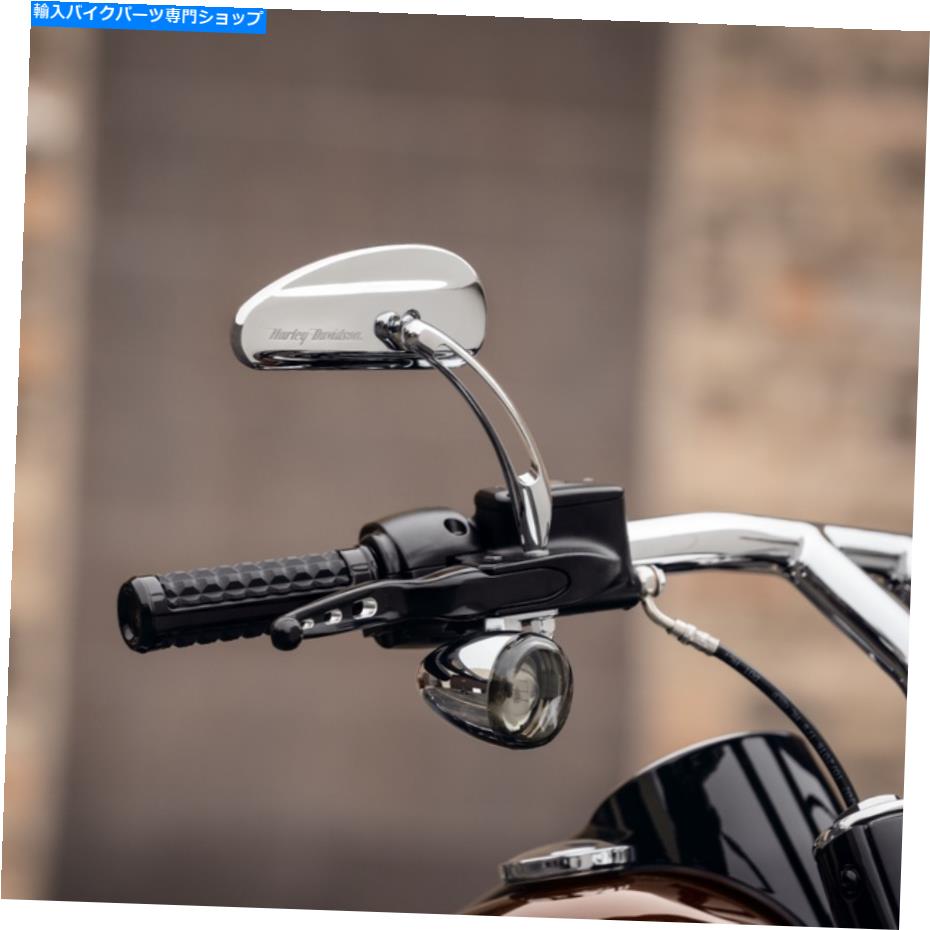 クロームパーツ ハーレー新OEMクロームスロットステムプロファイルカスタムミラー91697-06A HARLEY NEW OEM CHROME Slotted Stem Profile Custom Mirrors 91697-06a【並行輸入品】