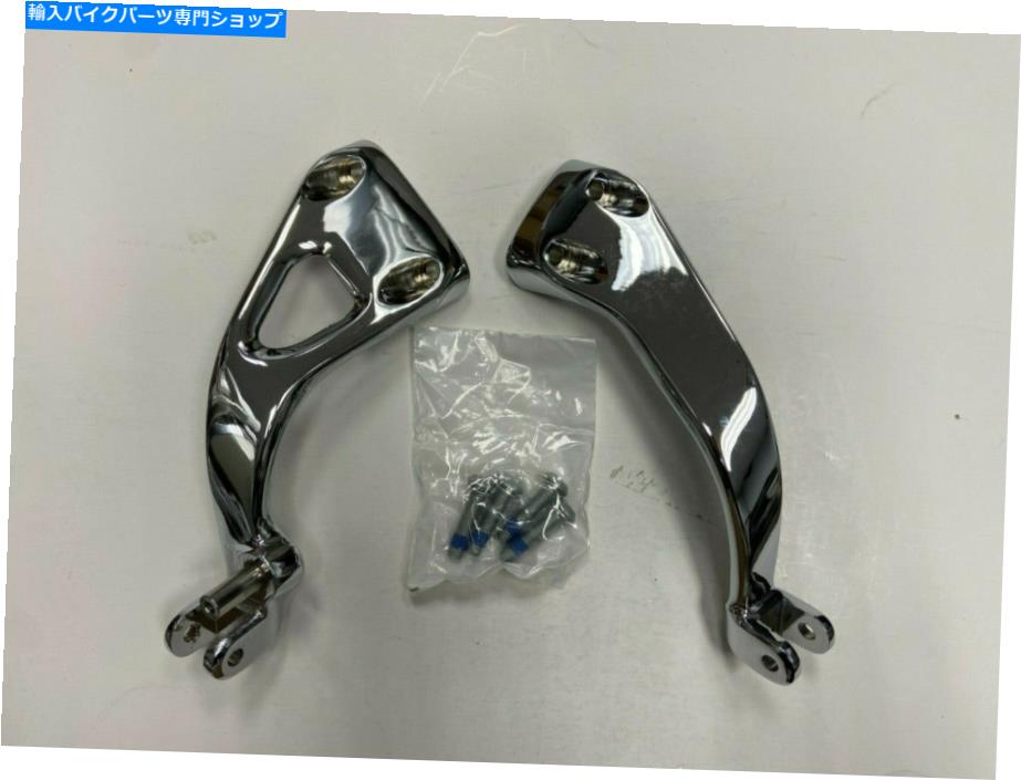 クロームパーツ Oxolete Harley Davidson Chromeフットペグマウント50500691 Obsolete Harley Davidson Chrome Foot Peg Mounts 50500691【並行輸入品】