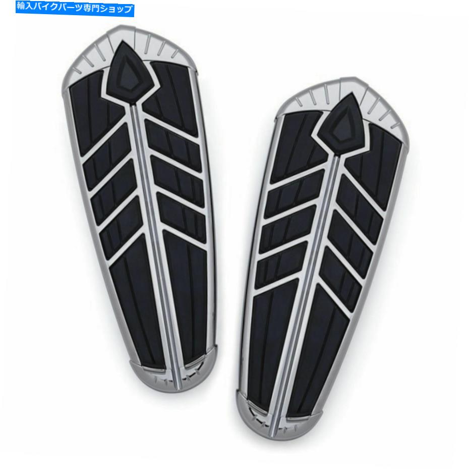 クロームパーツ クライャキンクロームスピアドライバーフロアボードインドチーフチーフテインロードマスター Kuryakyn Chrome Spear Driver Floorboard Insert Indian Chief Chieftain Roadmaster【並行輸入品】