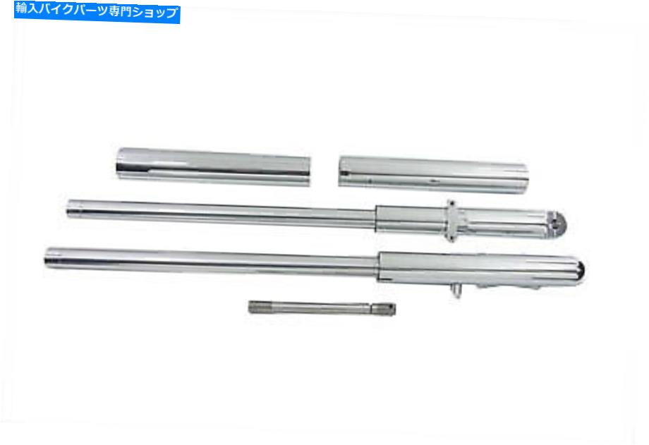 クロームパーツ ビレットメガフォークスライダーセットクロームフィットハーレー - ダビッドソン Billet Mega Fork Slider Set Chrome fits Harley-Davidson【並行輸入品】|Us Custom Parts Shop USDM