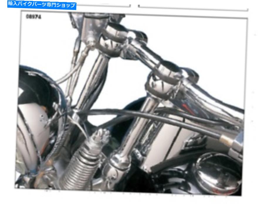 クロームパーツ ハーレークロームライザーセット88-11 FXSTSモデルラバーマウント+2「上昇+2」 Harley Chrome Riser set 88-11 FXSTS models Rubber mounted +2" rise +2" back New【並行輸入品】｜Us Custom Parts Shop USDM